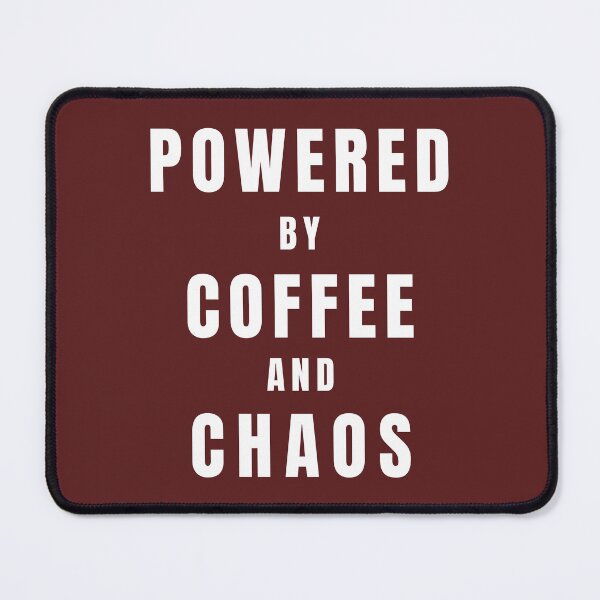 Item preview, Powered By Coffee & Chaos designed and sold by Lynn Williams.