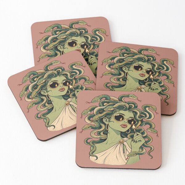 Item preview, Lit Match Medusa for Greek Mythology Fans designed and sold by POD DYNASTY | Original Print On Demand T-Shirt Graphics.