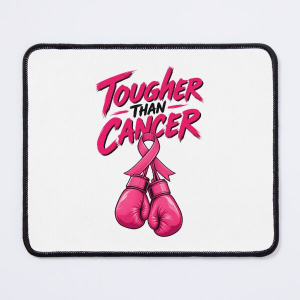 Item preview, Tougher Than Cancer Pink Boxing Gloves Breast Cancer Awareness designed and sold by UniversPlant | Blooming with Hope.