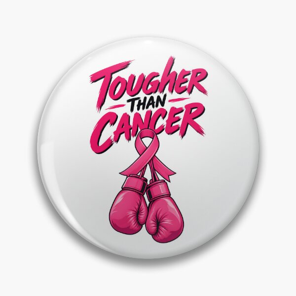 Item preview, Tougher Than Cancer Pink Boxing Gloves Breast Cancer Awareness designed and sold by UniversPlant | Blooming with Hope.