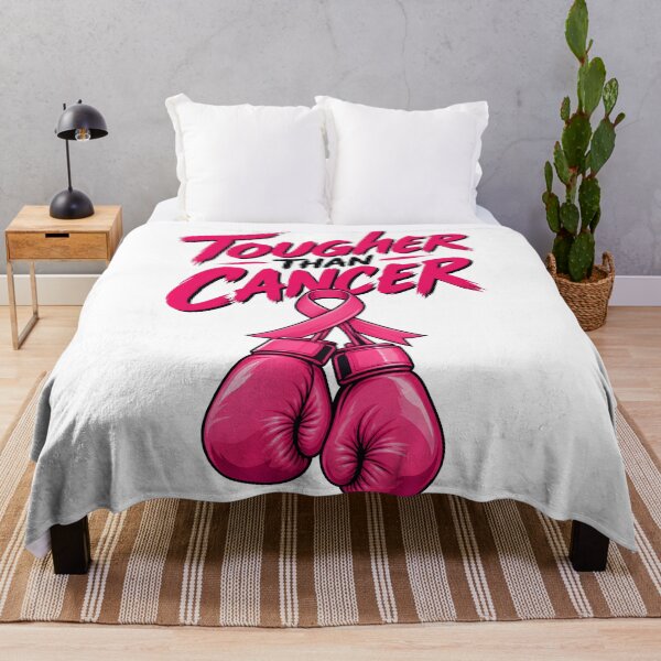 Item preview, Tougher Than Cancer Pink Boxing Gloves Breast Cancer Awareness designed and sold by UniversPlant | Blooming with Hope.