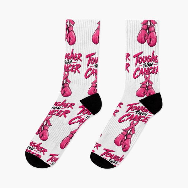 Item preview, Tougher Than Cancer Pink Boxing Gloves Breast Cancer Awareness designed and sold by UniversPlant | Blooming with Hope.