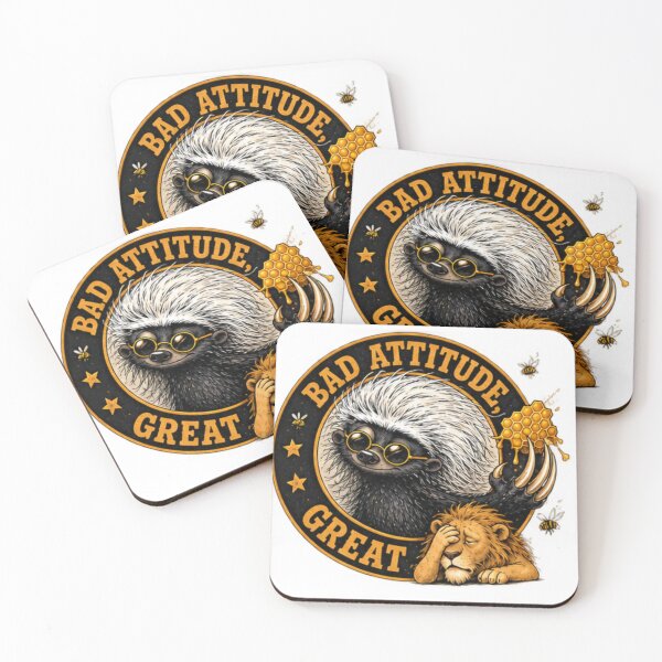 Item preview, Bad Attitude Great Honey Badger designed and sold by paintingnou.