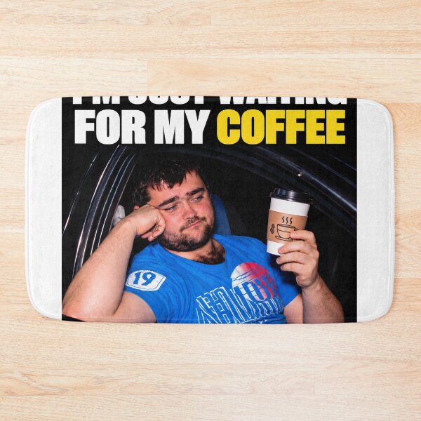 Item preview, I'M JUST WAITING FOR MY COFFEE designed and sold by chiakh.