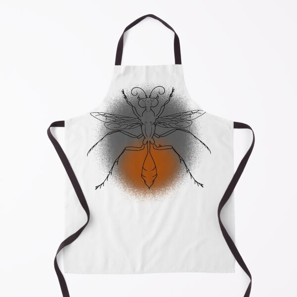 Item preview, Thread-Waisted Wasp Line-art (Grey & Brown) designed and sold by Burnt_Pikachu.