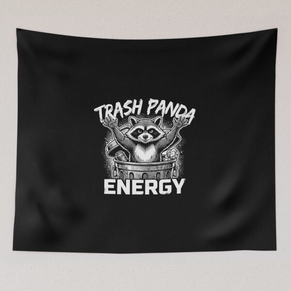 Item preview, Low Battery Trash Panda Tired Raccoon designed and sold by Enea Kelo.