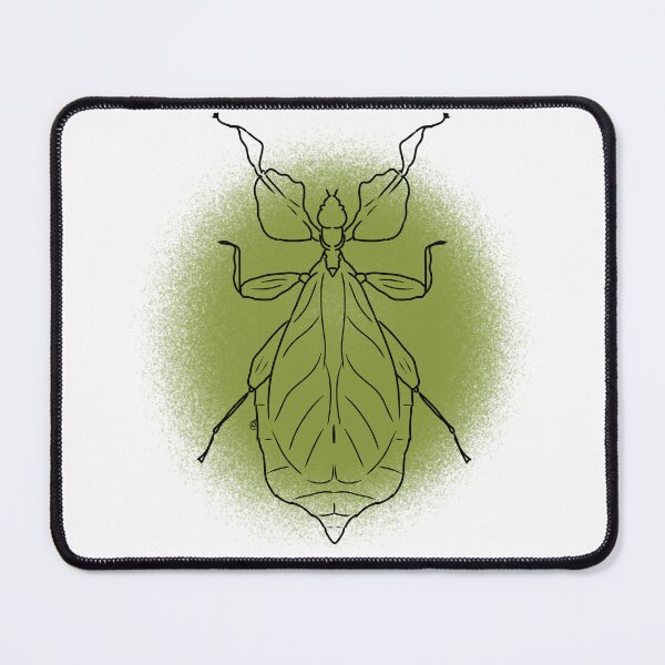 Item preview, Celebes Leaf Insect Line-art (Green) designed and sold by Burnt_Pikachu.