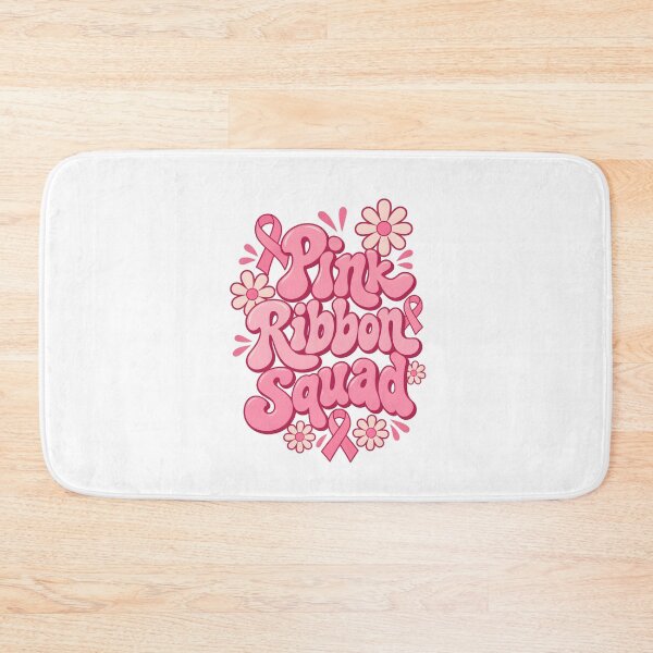 Item preview, Pink Ribbon Squad Retro Groovy Breast Cancer Awareness Team designed and sold by UniversPlant | Blooming with Hope.