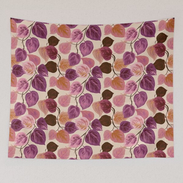 Item preview, Fresh Pothos Texture - Hawaiian Flower Pattern - Secret Santa Gifts designed and sold by RoyalStarsPatts.