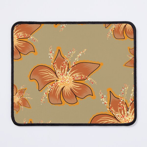 Item preview, Retro Orange Sparkle Flower designed and sold by BaraisVisuals.