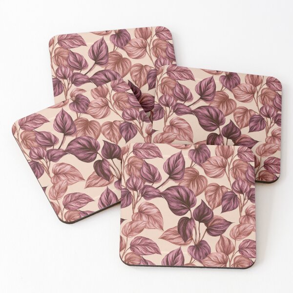 Item preview, Soft Pothos Floral  - Retro Flower Floral - Sympathy Gifts designed and sold by RoyalStarsPatts.