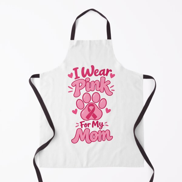 Item preview, I Wear Pink For My Mom Dog Paw Print Breast Cancer Awareness designed and sold by UniversPlant | Blooming with Hope.