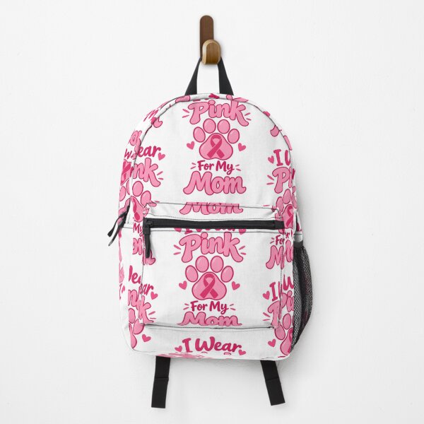 Item preview, I Wear Pink For My Mom Dog Paw Print Breast Cancer Awareness designed and sold by UniversPlant | Blooming with Hope.