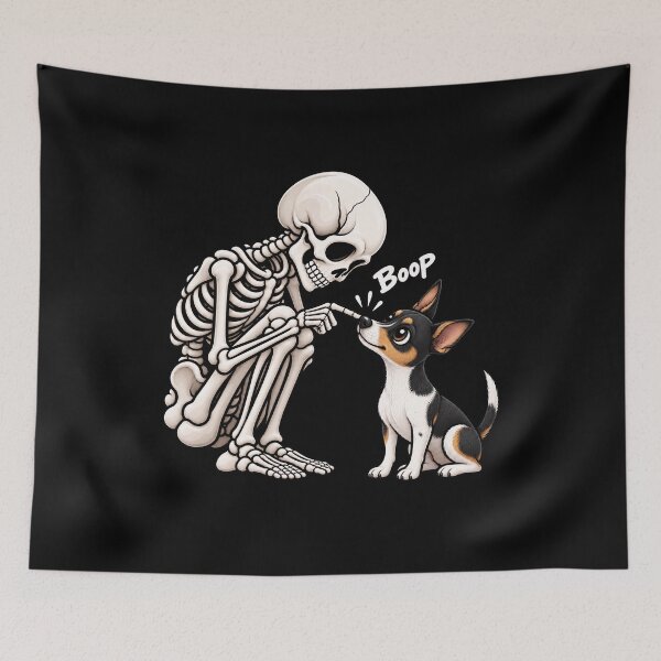 Item preview, Funny Skeleton Rat Terrier Dog Boop Halloween Design Mom Dad designed and sold by rafaeltto.