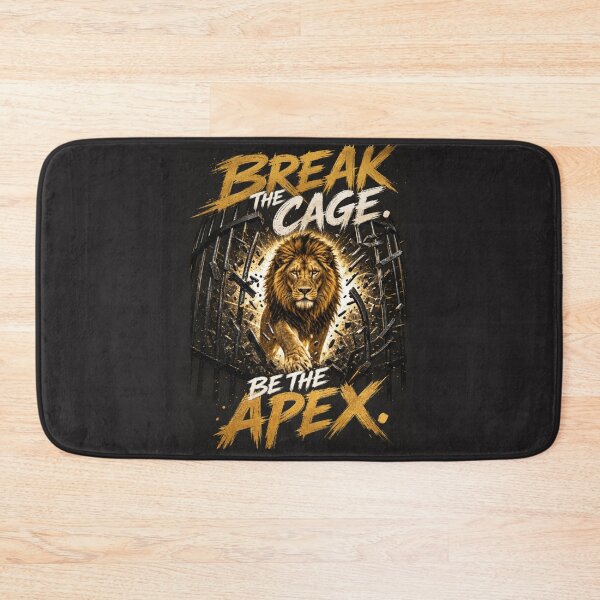 Item preview, Break The Cage Be The Apex Lion Motivational Quote Design designed and sold by Bennie Singh.