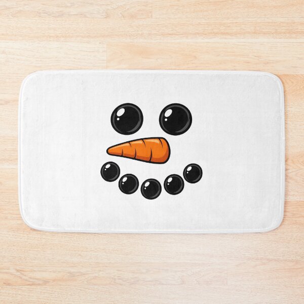 Item preview, Cheerful Snowman Face Illustration for Winter and Holiday Designs designed and sold by yellingberry.