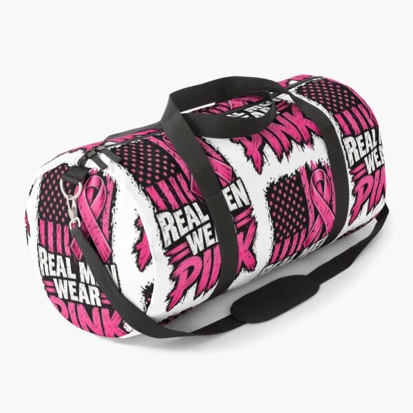 Item preview, Real Men Wear Pink American Flag Breast Cancer Awareness Distressed designed and sold by UniversPlant | Blooming with Hope.