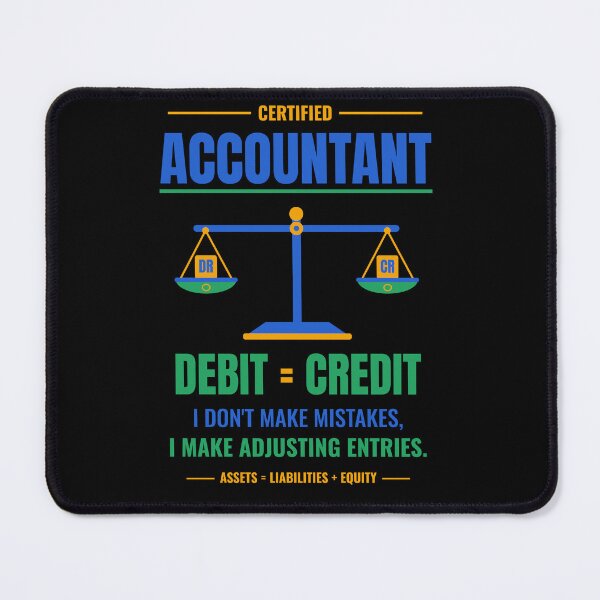 Item preview, Funny Accountant Gift Debit Equals Credit designed and sold by Fine Art California.