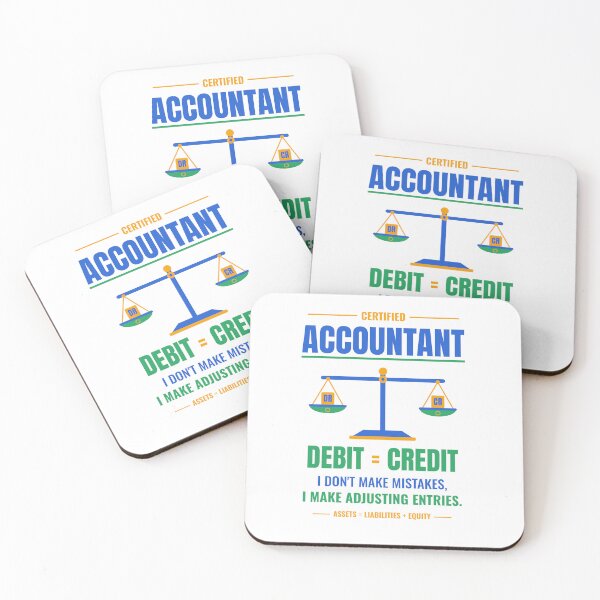 Item preview, Funny Accountant Gift Debit Equals Credit designed and sold by Fine Art California.