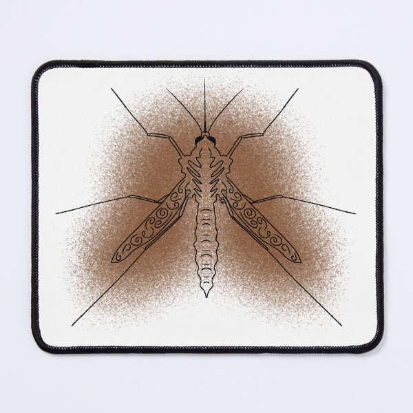 Item preview, Mosquito Line-art (Brown) designed and sold by Burnt_Pikachu.