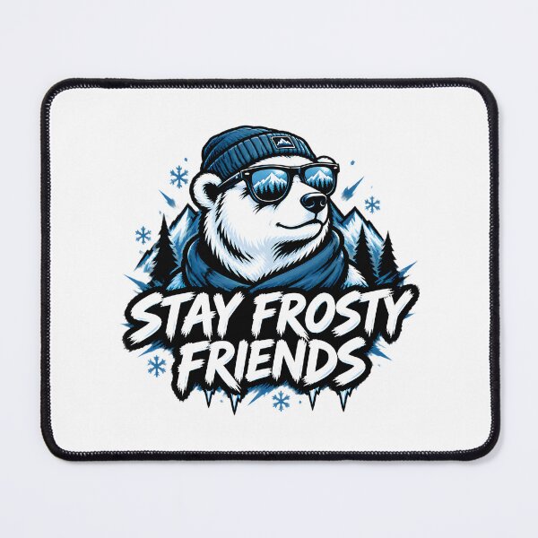 Item preview, Stay Frosty Cool Design with Icy Vibes and Bold Typography designed and sold by yellingberry.