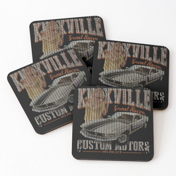 Item preview, Retro Classic Muscle Car Vintage Blonde Woman Silhouette designed and sold by AidenFellows.