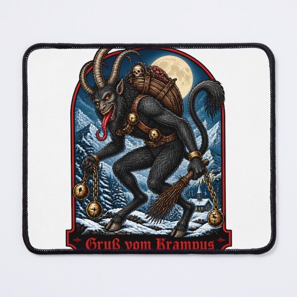 Item preview, Krampus and Azhmodai Mythical Demon Art Design designed and sold by Cemeterykiss.