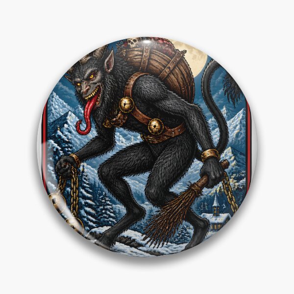 Item preview, Krampus and Azhmodai Mythical Demon Art Design designed and sold by Cemeterykiss.