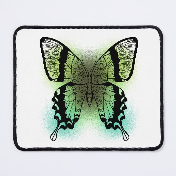 Item preview, Emerald Swallowtail Butterfly (Blue, Green & Brown) designed and sold by Burnt_Pikachu.