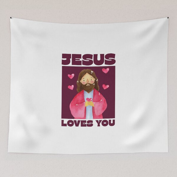 Item preview, Faith in Jesus – Christian Bible Verse & Inspirational Cross Design designed and sold by LunaLoop.