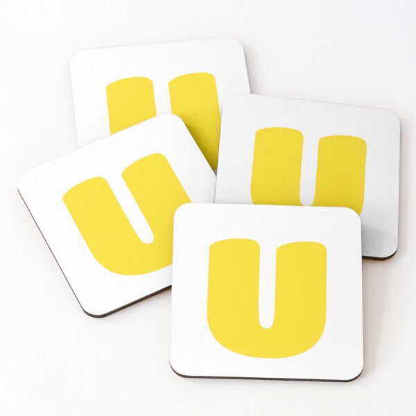 Item preview, Halloween Yellow Letter U Initial designed and sold by remoteart.