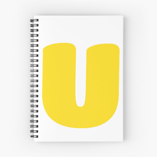 Item preview, Halloween Yellow Letter U Initial designed and sold by remoteart.