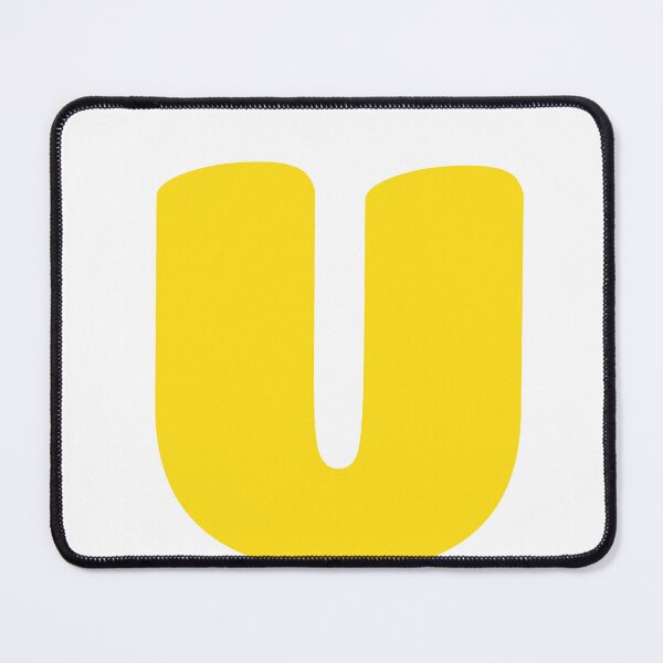 Item preview, Halloween Yellow Letter U Initial designed and sold by remoteart.
