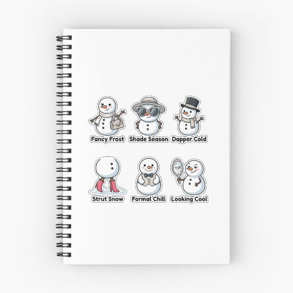 Item preview, Sarcastic Snowman Fashion Sticker Pack - Stylish Cold Puns designed and sold by SimpleP.