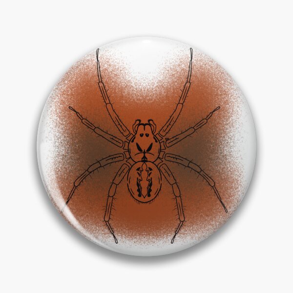 Item preview, Orb-Weaver Spider Line-art (Red, Orange & Brown) designed and sold by Burnt_Pikachu.