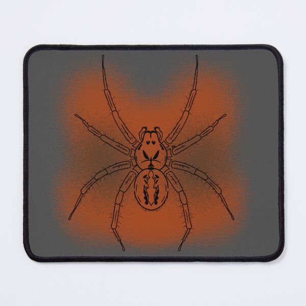 Item preview, Orb-Weaver Spider Line-art (Red, Orange & Brown) designed and sold by Burnt_Pikachu.