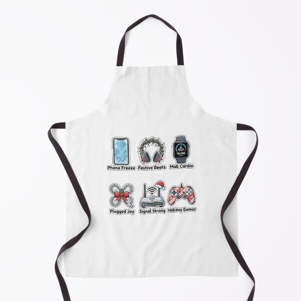 Item preview, Funny Holiday Tech & Gadget Sticker Pack - Winter Gamer Puns designed and sold by SimpleP.