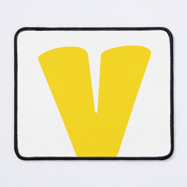 Item preview, Halloween Yellow Letter V Initial designed and sold by remoteart.