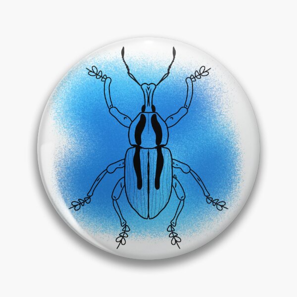 Item preview, Blue Snout Beetle Line-art (Blue) designed and sold by Burnt_Pikachu.