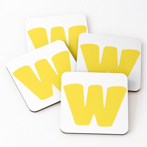 Item preview, Halloween Yellow Letter W Initial designed and sold by remoteart.
