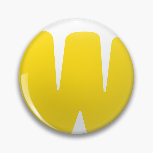 Item preview, Halloween Yellow Letter W Initial designed and sold by remoteart.
