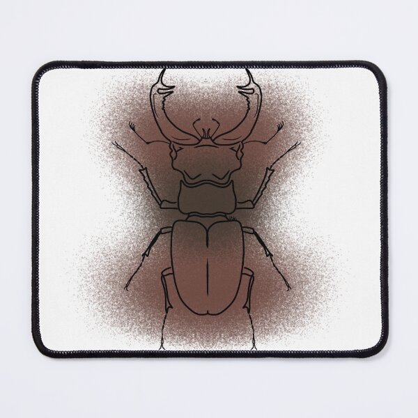 Item preview, Stag Beetle Line-art (Brown & Red) designed and sold by Burnt_Pikachu.