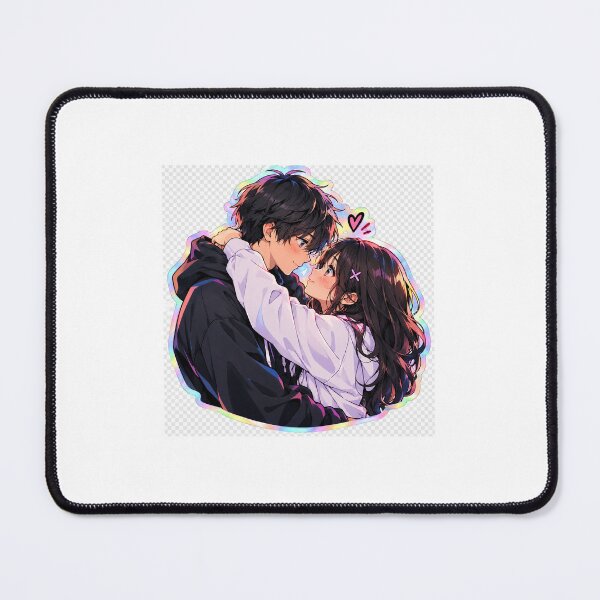 Item preview, Romantic Anime Couple Love Sticker designed and sold by thenksticker.
