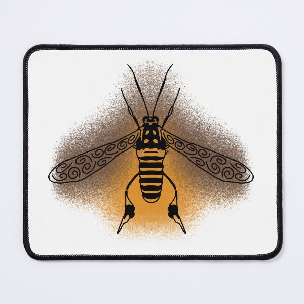 Item preview, Texas Wasp Moth Line-art (Yellow & Brown) designed and sold by Burnt_Pikachu.