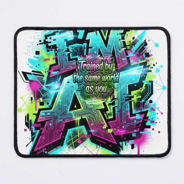 Item preview, I'm AI _ Trained by the same world as you designed and sold by Graphqueen.