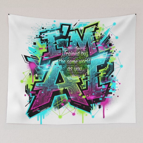 Item preview, I'm AI  _ Trained by the same world as you designed and sold by Graphqueen.