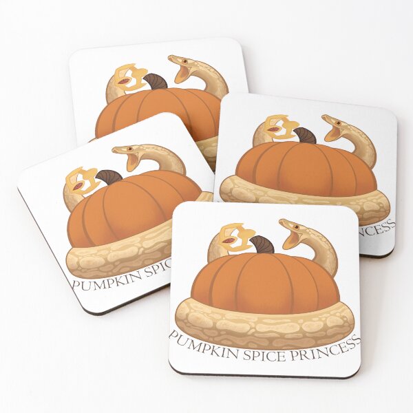 Item preview, Pumpkin Spice Princess - Coffee Snake designed and sold by OrphneDoesArt.