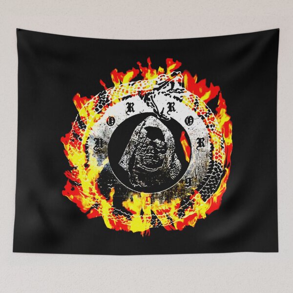 Item preview, Iron Texture With Fire Industrial Rap designed and sold by DeadTired666.