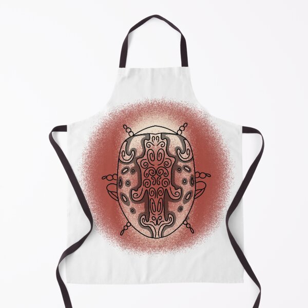Item preview, Calligraphy Beetle Line-art (Red & Cream) designed and sold by Burnt_Pikachu.