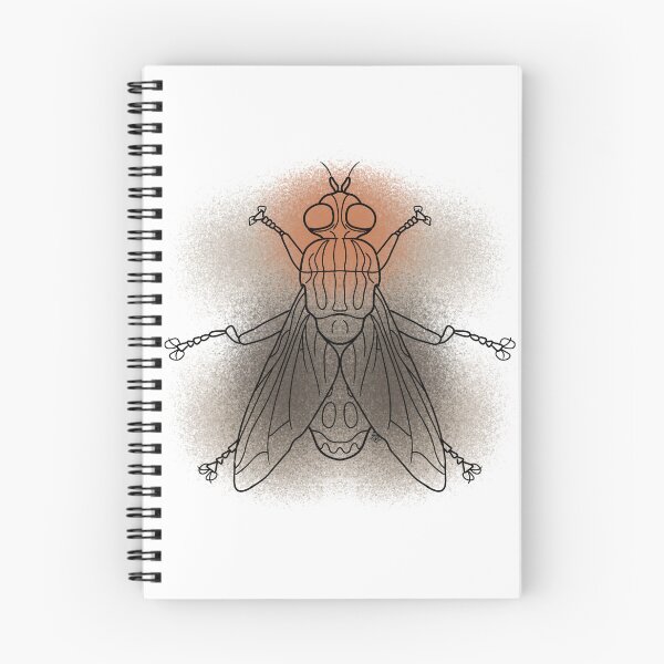 Item preview, Hexapoda House Fly Line-art (Brown, Beige Orange) designed and sold by Burnt_Pikachu.